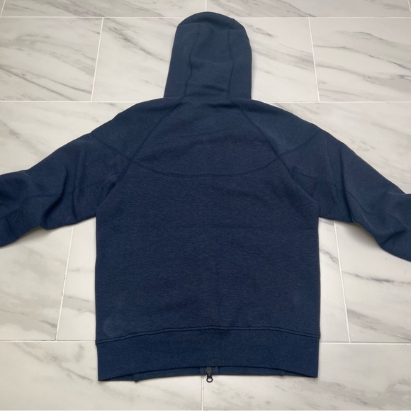 Nike Men's Tech Fleece 'Navy' Windrunner Full Zip Hoodie FB7921-473 Multi-Size - Picture 6 of 10